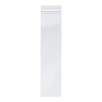 Plymor Zipper Reclosable Plastic Bags, 2 Mil, 3" x 12" (Pack of 200)