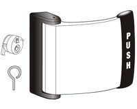 Adams Rite 4591-04-00-313 Aluminum Door Trim, 6.375" Length