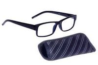 Foster Grant Sloan BLU Men's Reading Glasses with Case +3.25