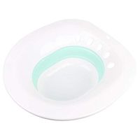 ViaGasaFamido Sitz Bath Over The Toilet Hip Perineal Soaking Bath for Hemorrhoidal Relief Pregnant Women Maternity Hip Cleaning Avoid Squatting(Blue)