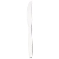 SCCGBX6KW - Guildware Heavyweight Plastic Knives, White