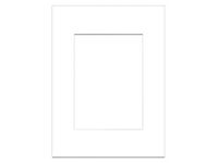PA Framing, Single Mat, 9 x 12 inches Frame for 6 x 8 inches Photo Art Size - White Core/White