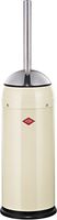 Wesco - German Designed -  Toilet Brush and holder, stainless steel handle, removable plastic liner, Almond