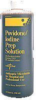 POVIDONE/IODINE PREP SOLUTION,8OZ.