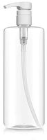 Empty Shampoo Pump Bottle, 32oz(1Liter), BPA-FREE, Plastic (PETE1) Cylinder