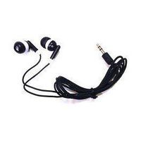 TFD Supplies Wholesale Bulk Earbuds Headphones 100 Pack for iPhone, Android, MP3 Player - Black