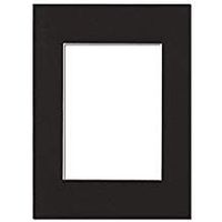 PA Framing ADF Mat 9x12/6x9 WhtCore Black