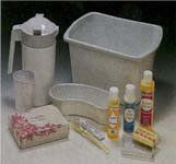 Medikmark Admission Kit Gray Latex Free Includes Carafe Soap Dish Emesis Basin Etc - Model adm250