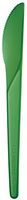 Eco-Products Plantware Renewable & Compostable Knives, 6-Inch, Green, Case of 1000 (EP-S011G)