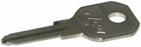 Kaba 1611R Vehicle Gas Cap Lock Key Blank, Nickel Plated Brass, Pack of 10