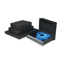 Print File Black Drop-Front Metal Edge Archival Box 9.5x12-1/2x3"