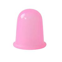 3Piece Silicone Cupping Vacuum Suction Massage Cups Body Massager for Adults Home Use (Color : Pink)