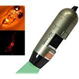 World's Smallest Handheld Fluorescence Microscope for Orange or Red Fluorescence [DsRed] with Professional Stand