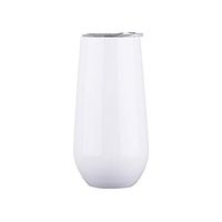 Namever 6Pcs 6oz Double-Wall Stainless Steel Vacuum Insulated Cup Coffee Tea Mug Tumbler White