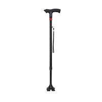 ZNXY Walking Canes Cane with Smart Radio - Black with LED Flashlight for Men Women Fathers Gifts Mothers Gifts
