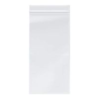 Plymor Zipper Reclosable Plastic Bags, 2 Mil, 5" x 10" (Pack of 100)