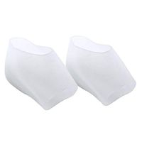 Silicone Height Increase Socks Heel Lift Gel Insoles-Invisible Shoe Inserts Pads with Free Toe Corrector
