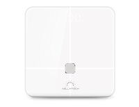 KELLYTECH High Precision Bluetooth Body Fat Scale -FDA Approved-Wireless digital bathroom scale for Body weight, Body Fat, Water, Muscle Mass, BMI, BMR, Bone Mass and Visceral Fat, High fashion,White