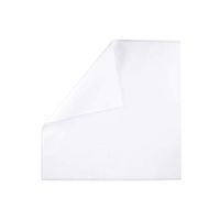 BESTOYARD 20pcs Solid Color Wrapping Paper Packaging Paper for Flower Bouquet Gift (White)