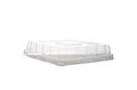 Conserveware 7 Inch Dome Lid for Square Bowls, 75 Count (Pack of 4)