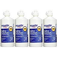 Equate Saline Solution for Sensitive Eyes Twin Pack, 12 fl oz, 4 count