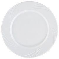 Newbury Collection 9" White Plastic Plates, Heavyweight Disposable Plates 15 Per Pack