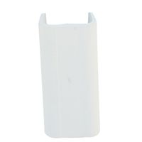 CableWholesale White Surface Mount Cable Raceway Joint Cover, 1.25 Inches - Covers The Junction Between 2 Raceway Pieces