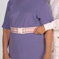 Quick-release Gait Belts, Transfer, Wht, 51" By Posey Company