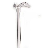 Clear Lucite Cane with Contour Grip Right Handle