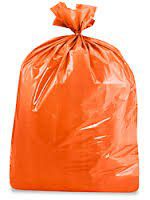K-Kraft Orange Trash Bags (10, 50 GALLONS) Made in USA