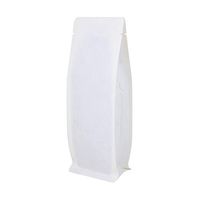 Biodegradable Barrier Paper Stand up Zipper Coffee Pouch Bags with Aroma Degassing Valve (50ea, 7 Oz) Softpack