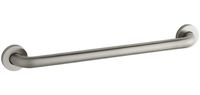 KOHLER K-14561-BN Contemporary 18-Inch Grab Bar, Vibrant Brushed Nickel