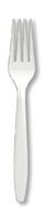 White, Premium Plastic Forks, 24 ct