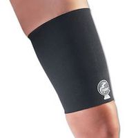 Cramer Neoprene Thigh Compression Sleeve, Best Thigh Support for Quadriceps & Hamstrings, Compression Sleeves for Running, Quad Support Compression Leg Sleeves, Pulled Muscle Recovery, Black
