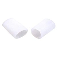 Acamifashion 1Pair Silicone Foot Corn Tube Blister Pain Relief Separator Protect Toe Caps