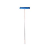 THBEIBEI Aluminum Alloy All-Purpose Squeegee Removable Hangable Scratch Rub Dual Use For Floor Mirror Car Window Glass Cleaner Adjustable Length 100-164cm Blue (Size : 38164CM)