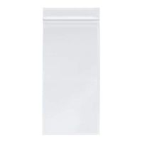 Plymor Heavy Duty Plastic Reclosable Zipper Bags, 4 Mil, 4" x 8" (Pack of 200)
