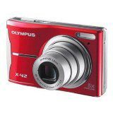 Olympus X-42 12 Megapixel 5x Optical Zoom Digital Camera (Red)