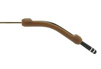 Glasses Non-Slip Sleeve Silicone Glasses Feet Sets,5 Pairs(Brown)