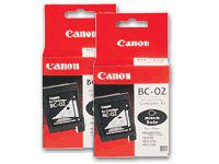 Canon Model BC-02 Black Cartridges, Pack Of 2