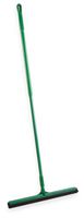 Vikan 28"W Straight Double Foam Rubber Floor Squeegee With Handle, Green Green 77552/29382-1 Each