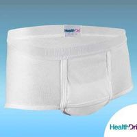 84BM00M - HealthDri Mens Moderate Reusable Cotton Briefs Medium