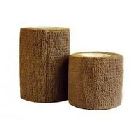 Oasis Cohesive Bandage Rolls, Tan, 4" x 5 Yds, 12/Pack