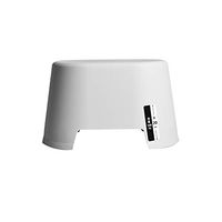 Squatting Step Stool | Proper Toilet Posture Footstool | Non-Slip Bathroom Squat Aid Design for Space Saving Storage and on the Go Travel,Gray