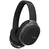 Edifier W830BT Bluetooth Headphones, Over-Ear Noise Isolation Wireless Headset, Stereo Hi-Fi Deep Bass with Built-in Mic Support NFC Apt-X for Phones PC Tablet Mac Travel Work Sports - Black