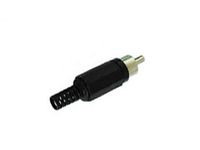 Velleman CA047B Phono (RCA) Plug, 1 Grade to 12 Grade, Black