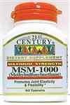 21ST Century MSM 1000mg 90 TABS