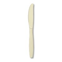 Creative Converting 010582B Ivory Cutlery (Prem) Bulk Knives (12pks Case)