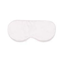 THXSILK Natural Silk Sleep Mask, Blindfold, Super Soft Smooth Adjustable 19 Momme Eye Mask for Men and Women, Travel, Sleeping, Shift Work, Naps - White