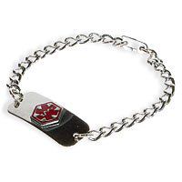 Diabetic Medical Id Jewelry Bracelet by Emerg Alert